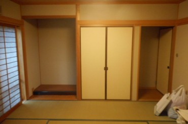 床の間等を収納に変更