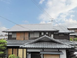 軽量瓦に葺替完成