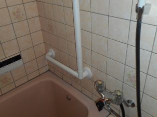 L型手すり取付後